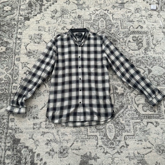 Kooples mens checkered shirt - Picture 1 of 6